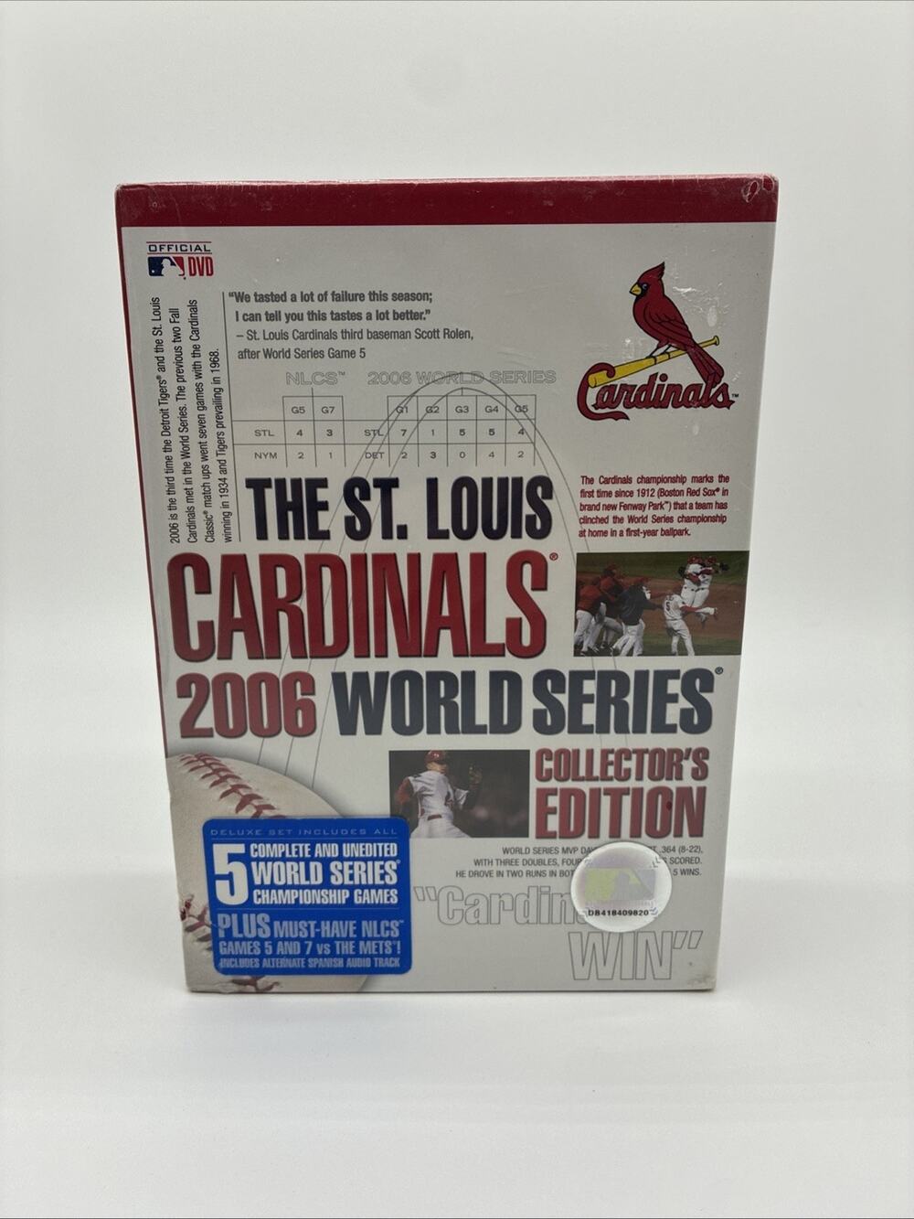 St. Louis Cardinals 2006 World Series Collectors Edition - 8-Disc DVD Set - New